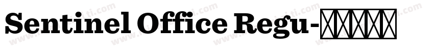 Sentinel Office Regu字体转换